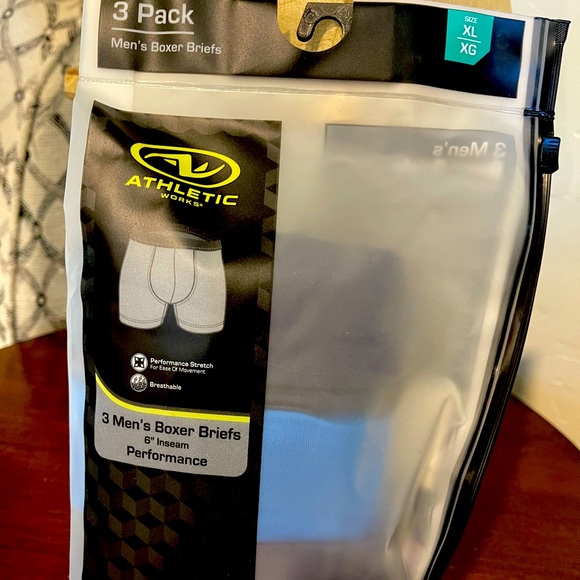 Athletic Works Underwear & Socks New Athletic Works 3pack Mens Soft